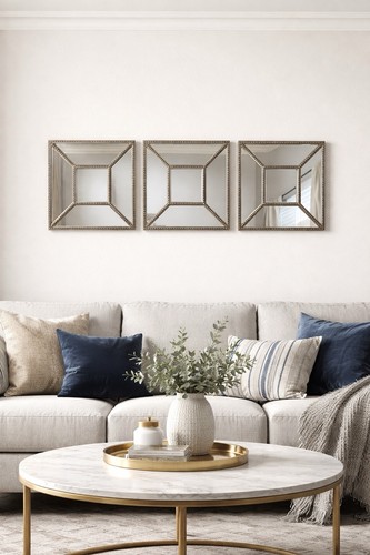 Decorative mirror wall hanging - wall,