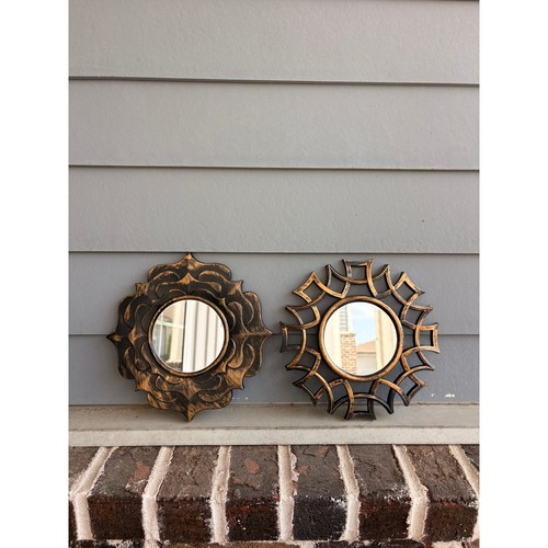 Set black gold sunburst - black,