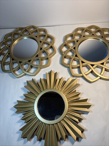 Wall mirrors set round - of,